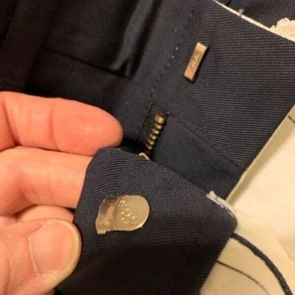 Vintage Riverside Size 29 Budweiser Blue Pleated Uniform Shorts *New-2nds* - Picture 6 of 7